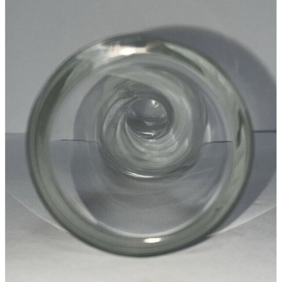 Vintage USSR Region Hand Cut Lead Crystal Vase, Soviet Union Cut Crystal Glass - Picture 4 of 13